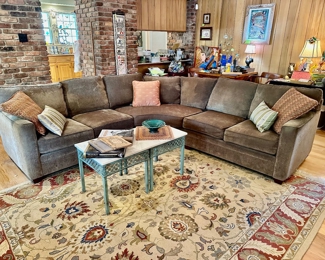 sectional sofa is super comfy and clean, made for Dillards