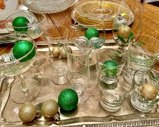 Many bar glasses from Pat O’Briens….several styles to choose! 