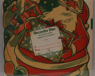 [4] WILCOX - GAY DIE CUT CHRISTMAS BLANK RECORD