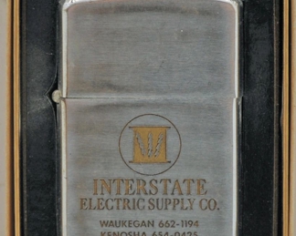 VTG ZIPPO ADVERTISING LIGHTER W/BOX