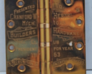 EAST LANSING AWARD ON BRASS HING