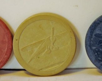 LUCKY LINDY POKER CHIPS 