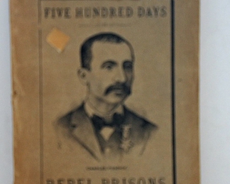 FIVE HUNDDRED DAYS IN REBEL PRISONS/ BY CHARLES FOSDICK 