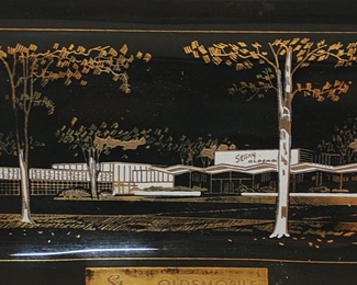 VTG STORY OLDSMOBILE LANSING TRAY