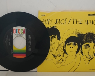34 RPM HAPPPY JACK THE WHO W/ PICTURE SLEEVE