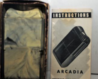 ARCADIA FOLDING PLASTIC POCKET SILDE VIEWER IN BOX WITH INSTRUCTIONS