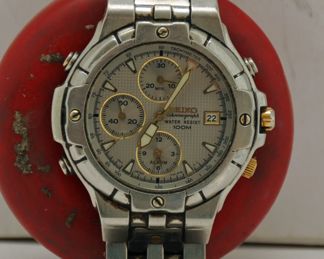 VTG MEN'S SEIKO AO CHRONOGRAOG / TACHYMETER WATER RESUSTABT 100M