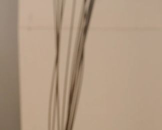 MID CENTURY MODERN BRUTALIST METAL WEIGHTED SPRAY SCULPTURE