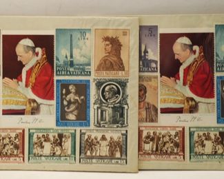 VATICAN STAMP SETS