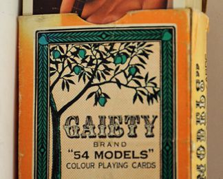 GAIETY 54 NUDE MODELS PLAYING CARDS 