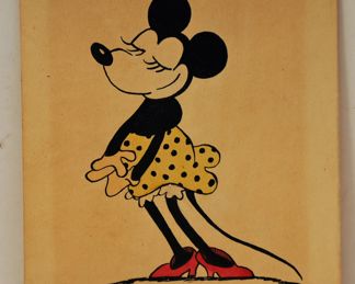 ORIGINAL B/W MINNIE MOUSE ART 