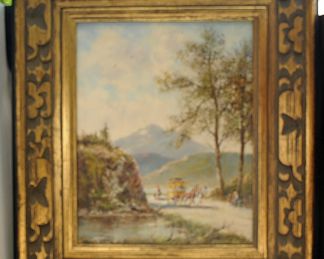 VINTAGE OIL PAINTING IN FRAME