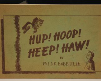 WWII MILITARY CARTOON BOOK 