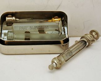 FRENCH VINTAGE GLASS MEDICAL KIT