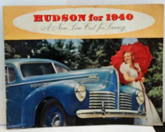 1940 HUDSON SHOWROOM LITATURE 