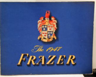 1947 FRAZER SHOWROOM LITATURE 