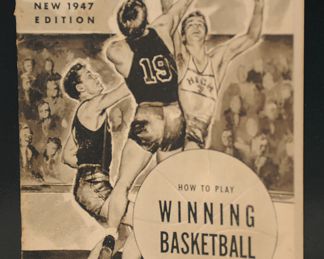 ADOLPH RUPP WINNING BASKETBALL [QUAKER AND MOTHERS OATS ADVERTISING]