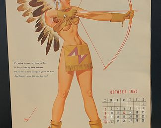 PERRY PIN UP CALINDAR 