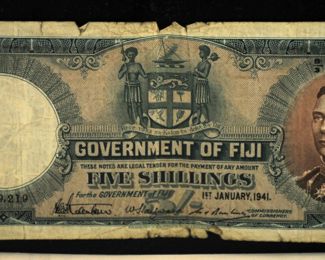 FIJI NOTE CURRENCY 