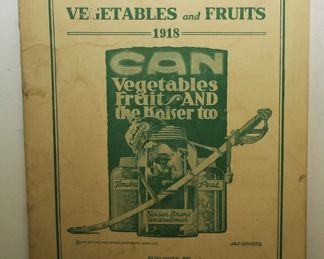 WWI HOME FRONT BOOKLET CAN THE KAISER TOO