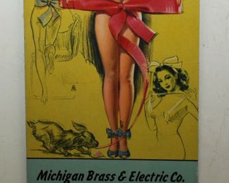 LANSING ADVERTISING 1947 CALINDAR BLOTTER