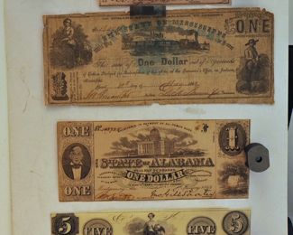 CIVIL WAR CSA BANK NOTES 