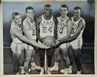MICHIGAN STATE BAKETBALL [1956-59] JOHN M. 'JUMPIN JOHNNY" GREEN 