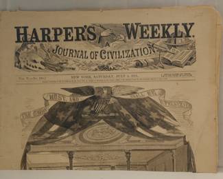 CIVIL WAR: HARPERS WEEKLY JULY 6, 1861