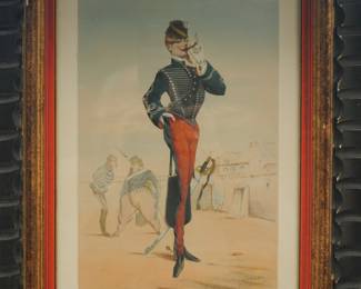 DRANER: FRENCH 1862 OFFICER DE CHASSURS A CHEVAL