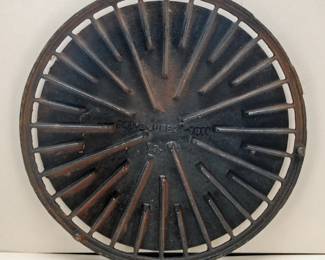 ANTIQUE PAT 1877 STOVE TOP SAD IRON HEATER