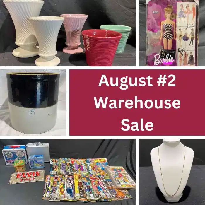 August 2 Warehouse Sale in Coon Rapids, MN starts on 8/18/2023