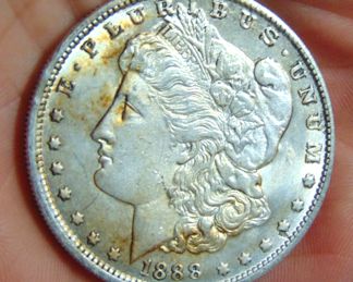 1888 MORGAN SILVER DOLLAR