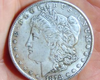 1878 MORGAN SILVER DOLLAR - CC - CARSON CITY