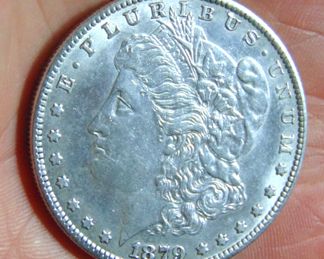 1879 MORGAN SILVER DOLLAR