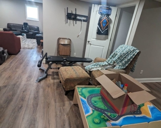 Kids toys and weight sets