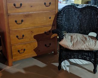 Hickory tall dresser