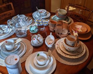 Various dish patterns