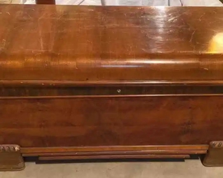 Art Deco Waterfall Front Standard Line Chest with Cedar Lining