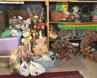 Easter Floral Decor, Wreaths, Baskets