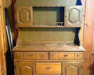 Early American Wooden Hutch