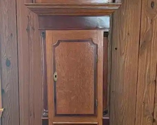 Large Wooden Grandfather Clock