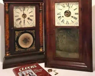 New Haven Clock Co. And A E.N. Welsh Mfg. Co. Thirty Hour Clocks...Included Is A Book On Clocks