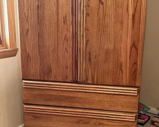 Wooden Wardrobe Closet W Drawers