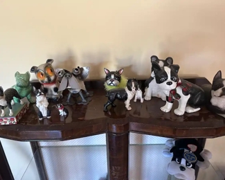 Boston terriers of all kinds 