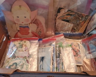 Old valentines and postcards