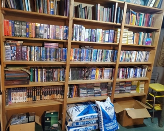 DVDs VHS, CDs, Cassettes, 8 Tracks, and more books