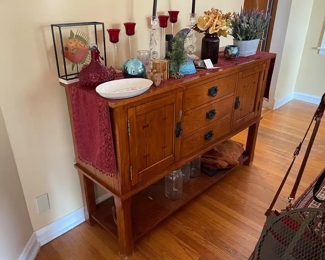 Mission style buffet 