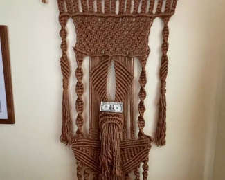 Large macramé wall art