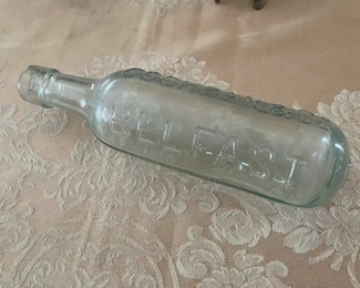Antique torpedo shape bottle