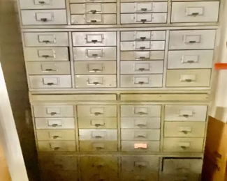 Vintage Catalog Cabinet